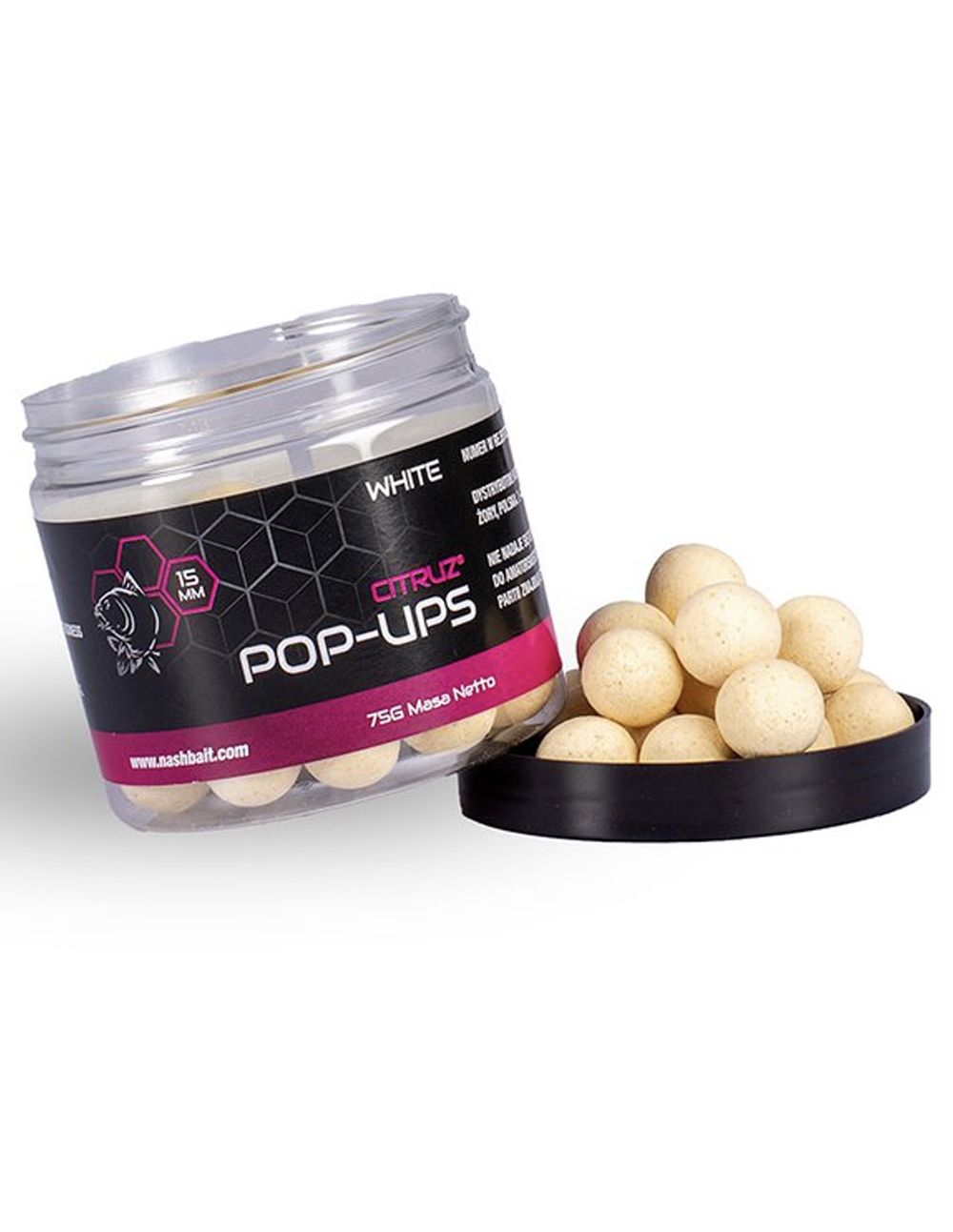 Nash Citruz Pop Ups White 20mm 75gr - Imagen 2