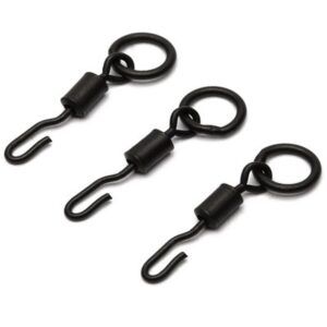 Nash Ronnie Swivel Size 11 asegura que cada anzuelo se mantenga en su lugar, optimizando la eficacia del montaje y aumentando la probabilidad de capturas.