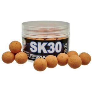 Starbaits SK30 Pop Up 16mm Este cebo de proteínas altamente boyante ha sido diseñado para ofrecer un rendimiento sobresaliente durante todo el año.