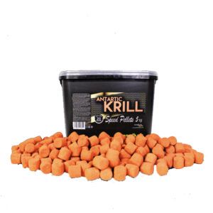 Pro Elite Baits Antartic Krill Gold Speed Pellets una fórmula exclusiva y patentada, se convierten en el sustituto perfecto de los boilies solubles