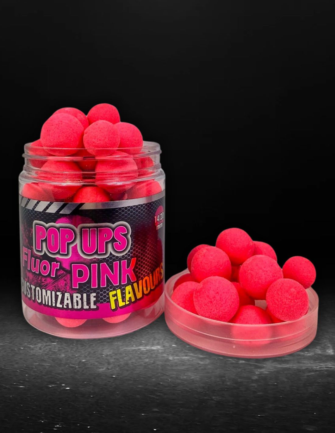 Pro Elite Baits Pop Ups Customizable Flavours Fluor cebos pensados para pescadores que buscan versatilidad y efectividad, vienen sin aroma ni sabor añadido.