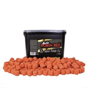 Pro Elite Baits Robin Red Gold Speed Pellets su nueva fórmula exclusiva, se presentan como el sustituto ideal de los boilies solubles.