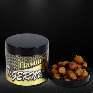 Pro Elite Baits Robin Red Gold Tigernut XXL la chufa se enriquece con el legendario Robin Red y el potente aroma marino de Krill.