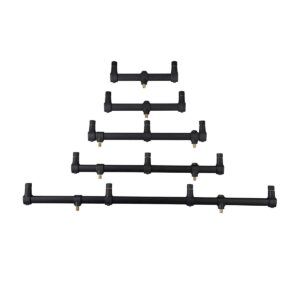 Prologic Buzz bar 2 Cañas 60.5cm ofrece una solución sólida, precisa y funcional para montar tus alarmas de picada de forma segura y perfectamente alineada.