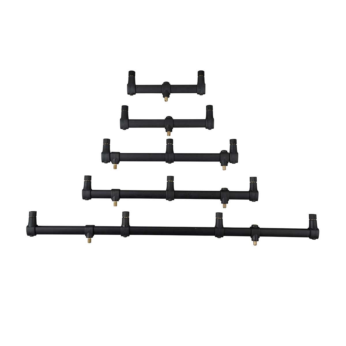 Prologic Buzz bar 2 Cañas 60.5cm ofrece una solución sólida, precisa y funcional para montar tus alarmas de picada de forma segura y perfectamente alineada.