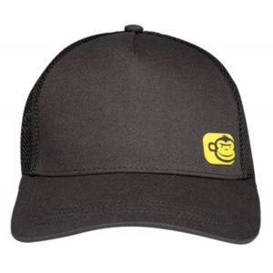 RidgeMonkey Gorra SportFlex Trucker Gris Su panel frontal de algodón transpirable de secado rápido mantiene la cabeza fresca y cómoda