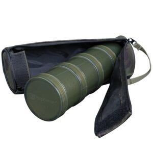 RidgeMonkey Modular Hookbait Pots Green son la solución ideal. Este sistema modular ahorra espacio y mantiene tus cebos favoritos siempre a mano.