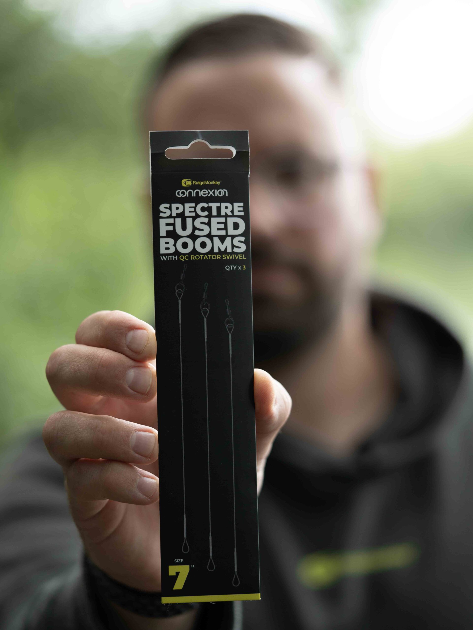 RidgeMonkey Spectre Fused Booms with QC Rotator están diseñados para ofrecer una presentación impecable del famoso montaje Rotator