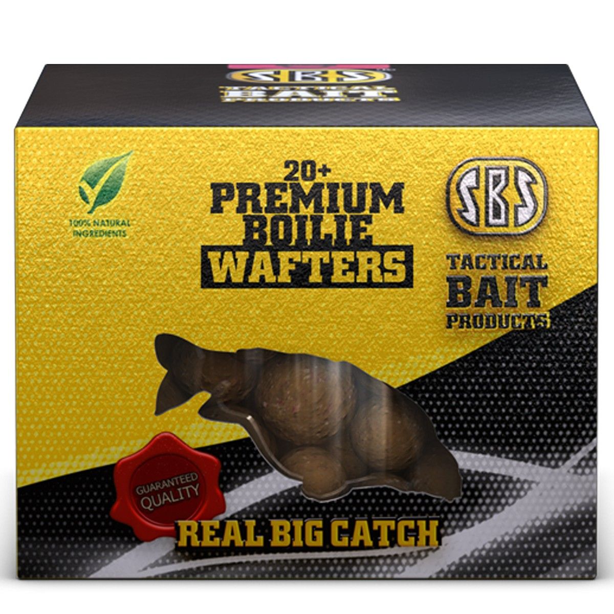 SBS 20+ Premium Boilies Wafters Tuna & Black Pepper 20/24/30mm Gracias a su diseño equilibrado pero no flotante, una presentación sutil y muy natural