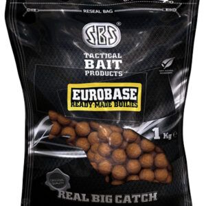 SBS EuroBase Ready Made Boilies de 20 mm ofrecen calidad a un precio asequible, ideales para pescadores de carpas que buscan un cebo eficaz.
