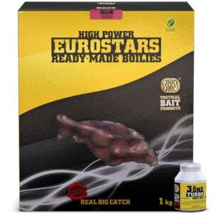 Con SBS Eurostar Boilies+Dip Green Crab 20mm , estarás siempre listo para pescar más en menos tiempo. Un pack inteligente para sesiones rápidas.