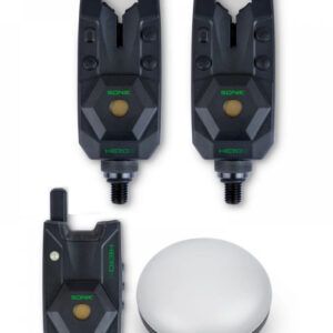 Actualiza tu material de carpfishing con el Sonik Set De Alarmas Herox y prepárate para una experiencia de pesca más controlada, cómoda y precisa que nunca.