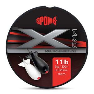 Spomb X Pro Mono Red 0.26mm 11lb x 300m