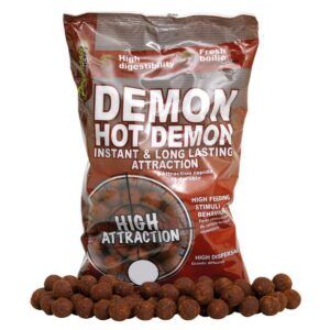Starbaits Boilies Hot Demon 14mm son la elección perfecta para pescadores que buscan un cebo nutritivo, atractivo y capaz de rendir al máximo.