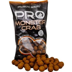 Activa el instinto de alimentación como nunca antes Starbaits Boilies Monster Crab 14mm es la solución probiótica que marca la diferencia.