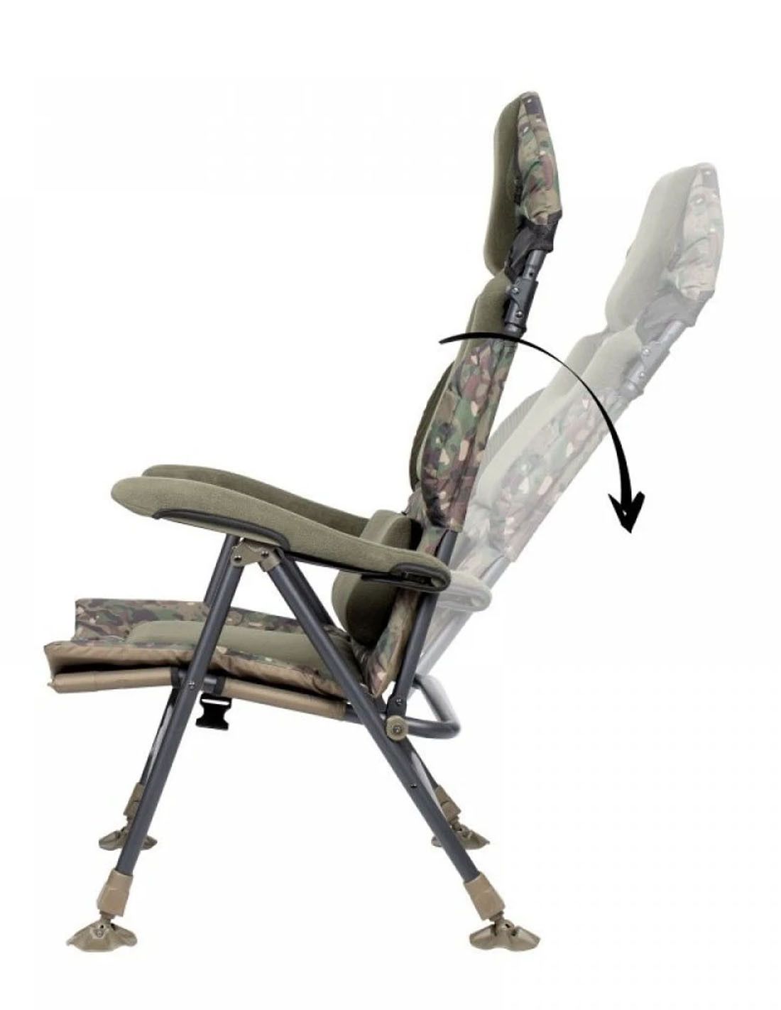 Trakker Silla Levelite Camo Longback Reclinable - Imagen 5