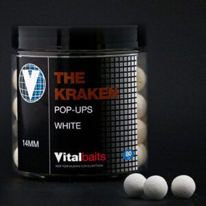 Vitalbaits Pop Up The Kraken Fluor White 14mm