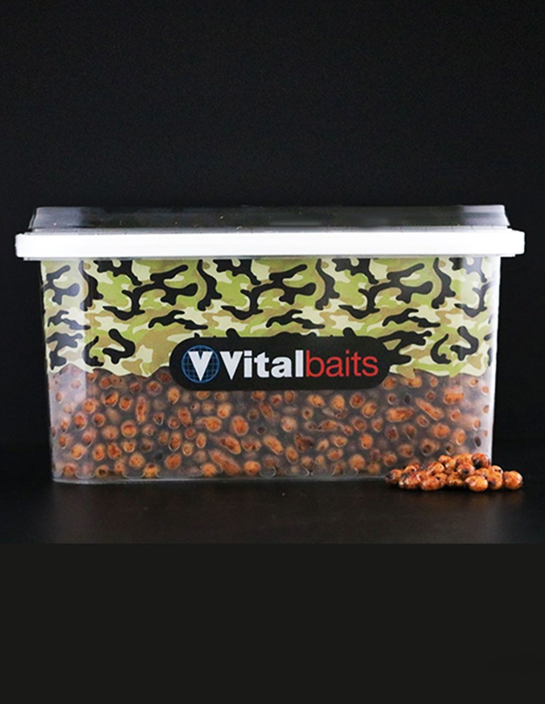 El Vitalbaits Prepared Tigernuts es un mix de chufas naturales cocidas y listas para usar, especialmente diseñado para la pesca de carpas.