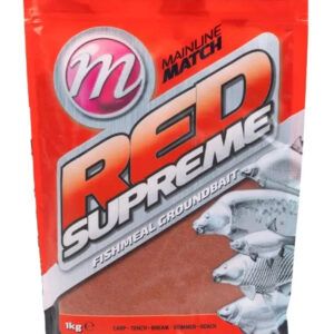Más que un simple groundbait Mainline Groundbait Red Supreme combina nutrición, atracción y versatilidad para marcar la diferencia en cada lance.