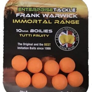 Enterprise Tackle The Inmortal Range Boilie Naranja Sabor Tutti Fruity una opción irresistible para los pescadores que buscan un cebo potente y versátil.