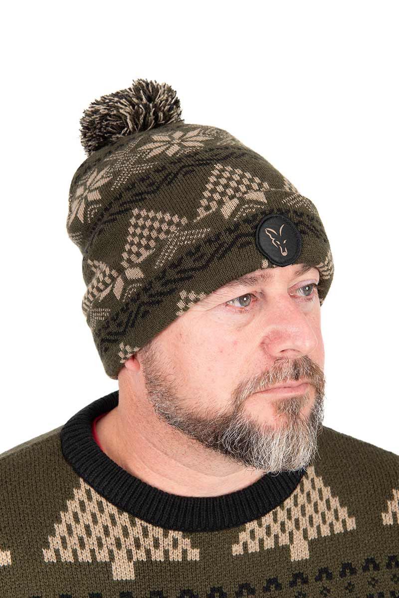 Gorro Fox Festive Bobble Demuestra tu pasión por la pesca en invierno y la pesca tus jornadas de Navidad… todo en un solo gorro.