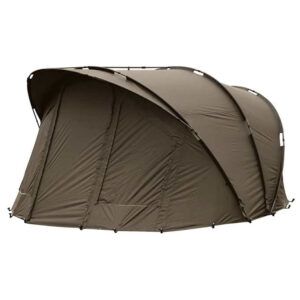 Fox Refugio Bivvy Voyager 2 Person es tu aliado perfecto. Diseñado para pescadores exigentes que valoran al máximo la protección como el espacio.