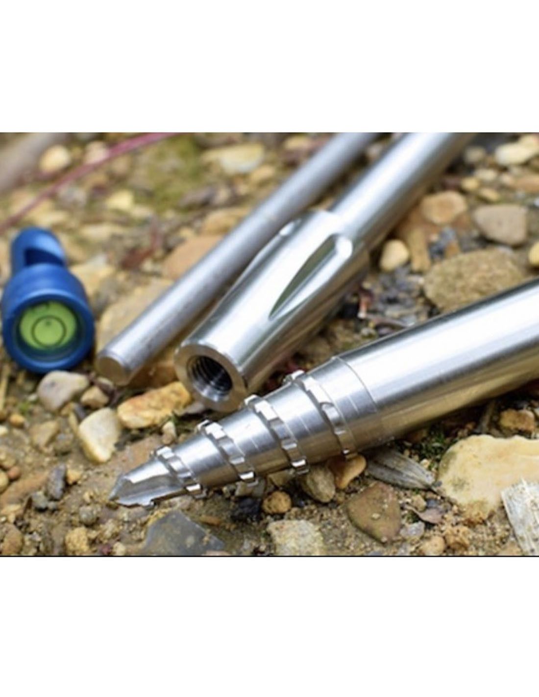 JAG Pica Xcavator Acero está fabricado en acero inoxidable 316, un material que garantiza una resistencia extrema y durabilidad en carpfishing.