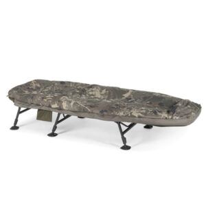 Nash Bed Chair + Saco Indulgence es la opción definitiva para pescadores exigentes que valoran tanto el confort como la funcionalidad.