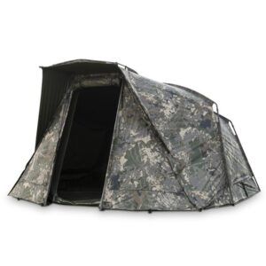 Nash Refugio Vivvy Titan T2 Camo Pro es, sin lugar a dudas, el biwy que necesitas para tus sesiones de carpfishing. Este modelo es el más grande de la gama.