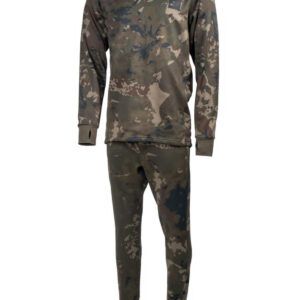 Nash ZT Conjunto Ropa Térmica Base Camo-XL ofrece un aislamiento de alto rendimiento que retiene el calor corporal desde el primer contacto con la piel.
