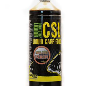 El aliado afrutado que activa la picada incluso en los días más fríos:Pro Elite Baits CSL Liquid Carp Food Melon & Peach dulzura líquida.