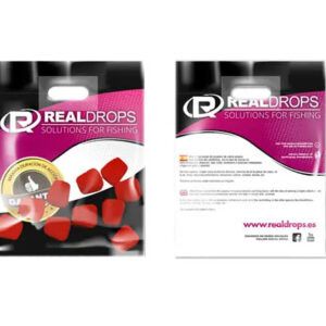 Real Drops Maiz Artificial Rojo Tras años de investigación y pruebas, han creado un maíz artificial resistente y eficaz, perfecto para el carpfishing.