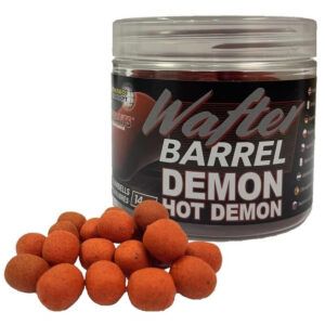 Starbaits Hot Demon Wafter Dumbells Barrel 14mm son una opción imprescindible para los pescadores de carpfishing que buscan cebos equilibrados.