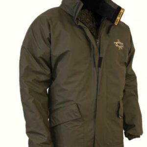 Vass Chaqueta 175 Winter Lined Waterproof Khaki-S pensada para pescadores, aficionados al aire libre que no se detienen ante el frío ni la lluvia.