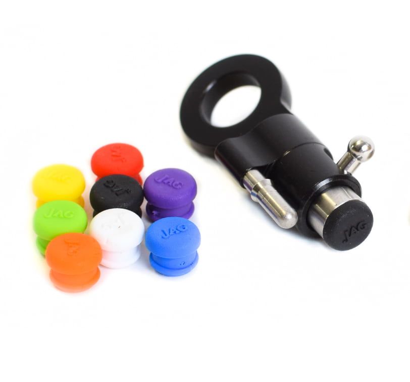 JAG Bloqueador de Caña Prolite Negro es la solución definitiva para mantener tus cañas firmemente seguras incluso ante las picadas más agresivas.