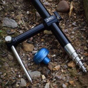 JAG Estabilizador Bankstick 316 diseñado para ofrecer máxima estabilidad y firmeza a tus picas de pesca de carpfishing, incluso en terrenos difíciles.
