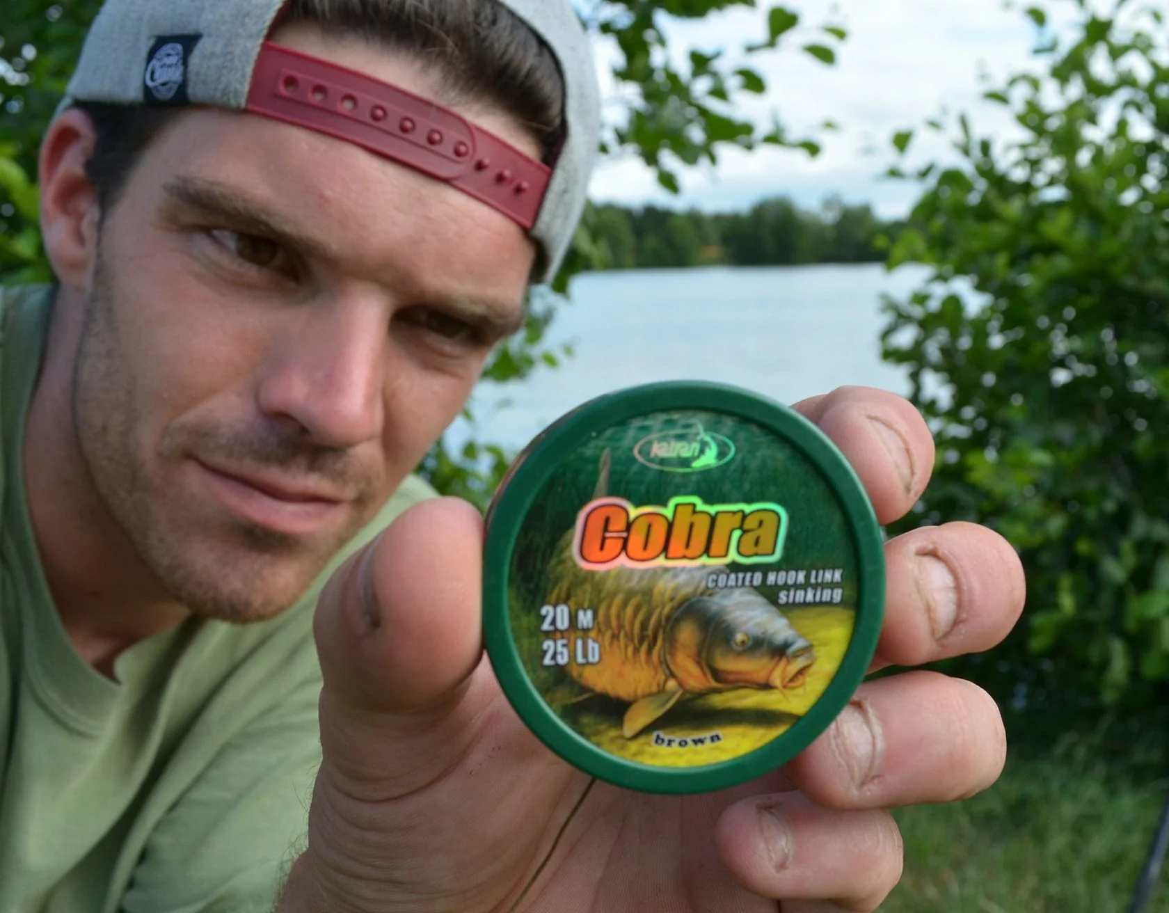 Katran Fishing Line Coated Braided Hook Links Cobra 25lb 20m - Imagen 3