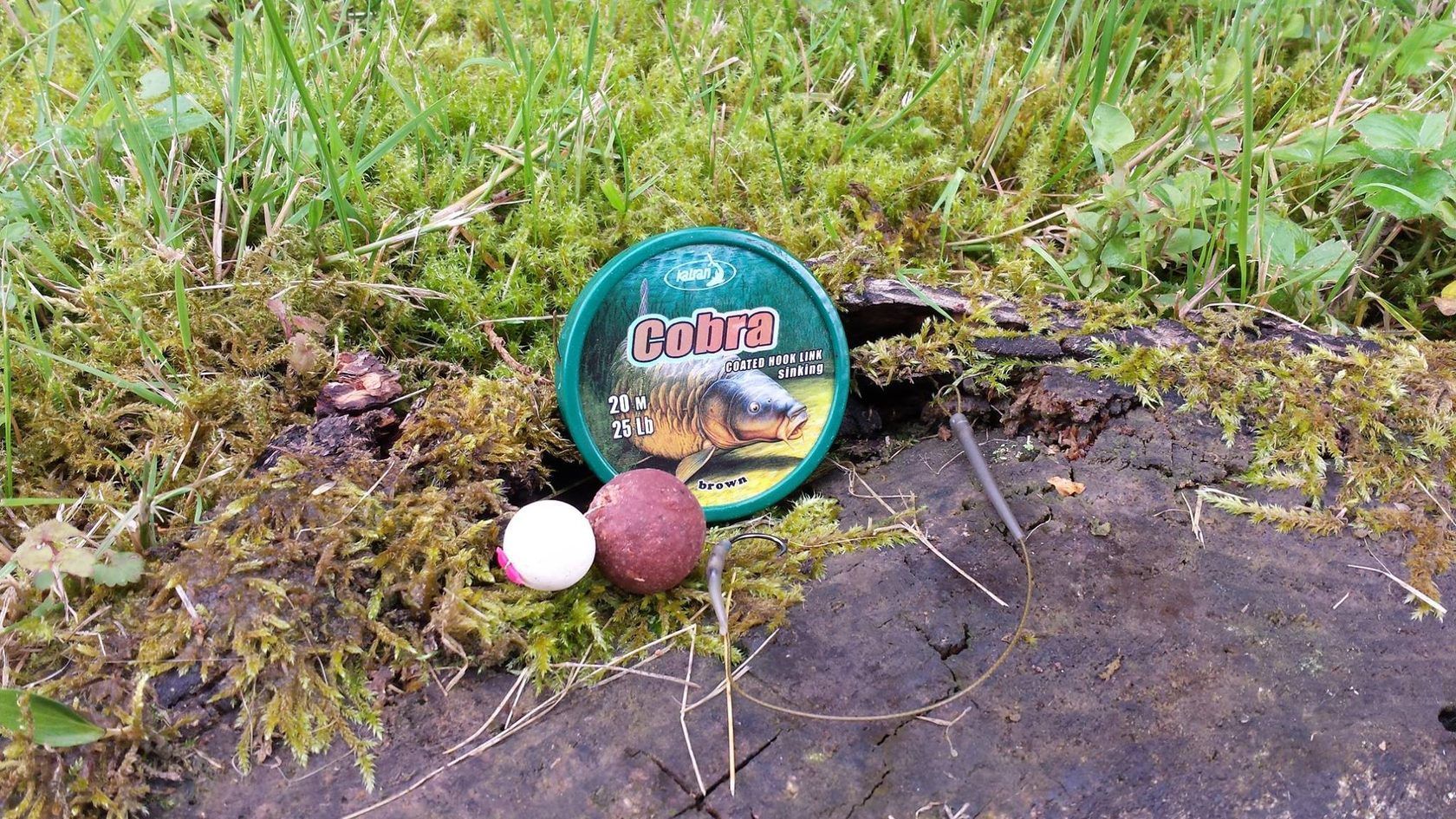 Katran Fishing Line Coated Braided Hook Links Cobra 25lb 20m - Imagen 4