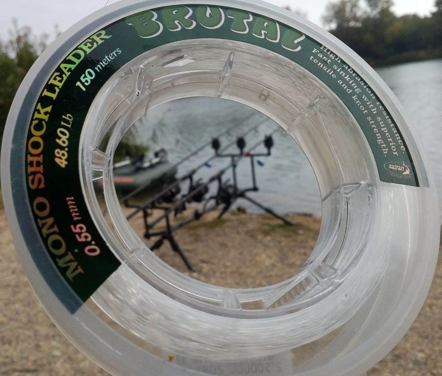 Katran Fishing Line Shock Mono Line Brutal 0,55 mm 48,60lb 150m - Imagen 3