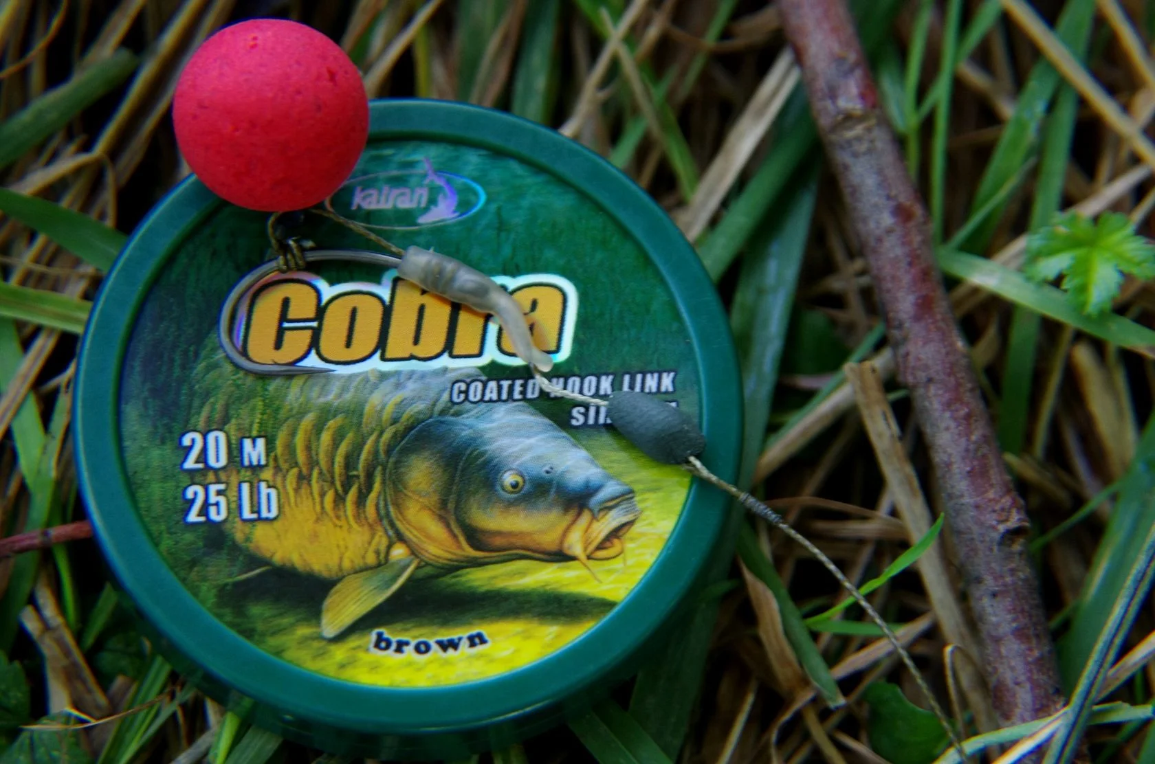 Katran Fishing Line Coated Braided Hook Links Cobra 25lb 20m - Imagen 9