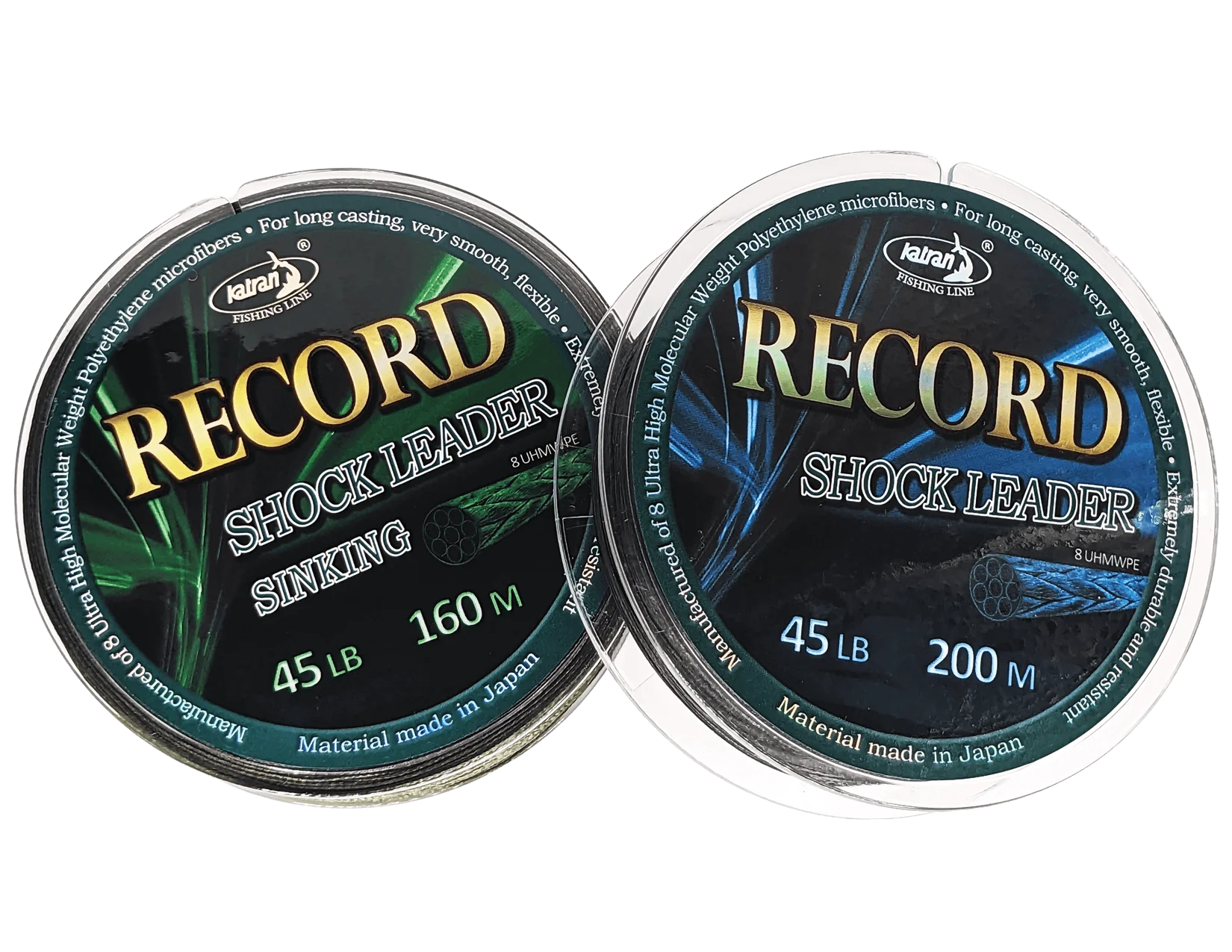 Katran Fishing Line Shock Leaders Braided Record 45lb 0,35 80m - Imagen 4