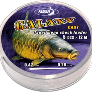 Katran Fishing Line Taper Mono Shock Leader Galaxy cast 0.26-0.47mm