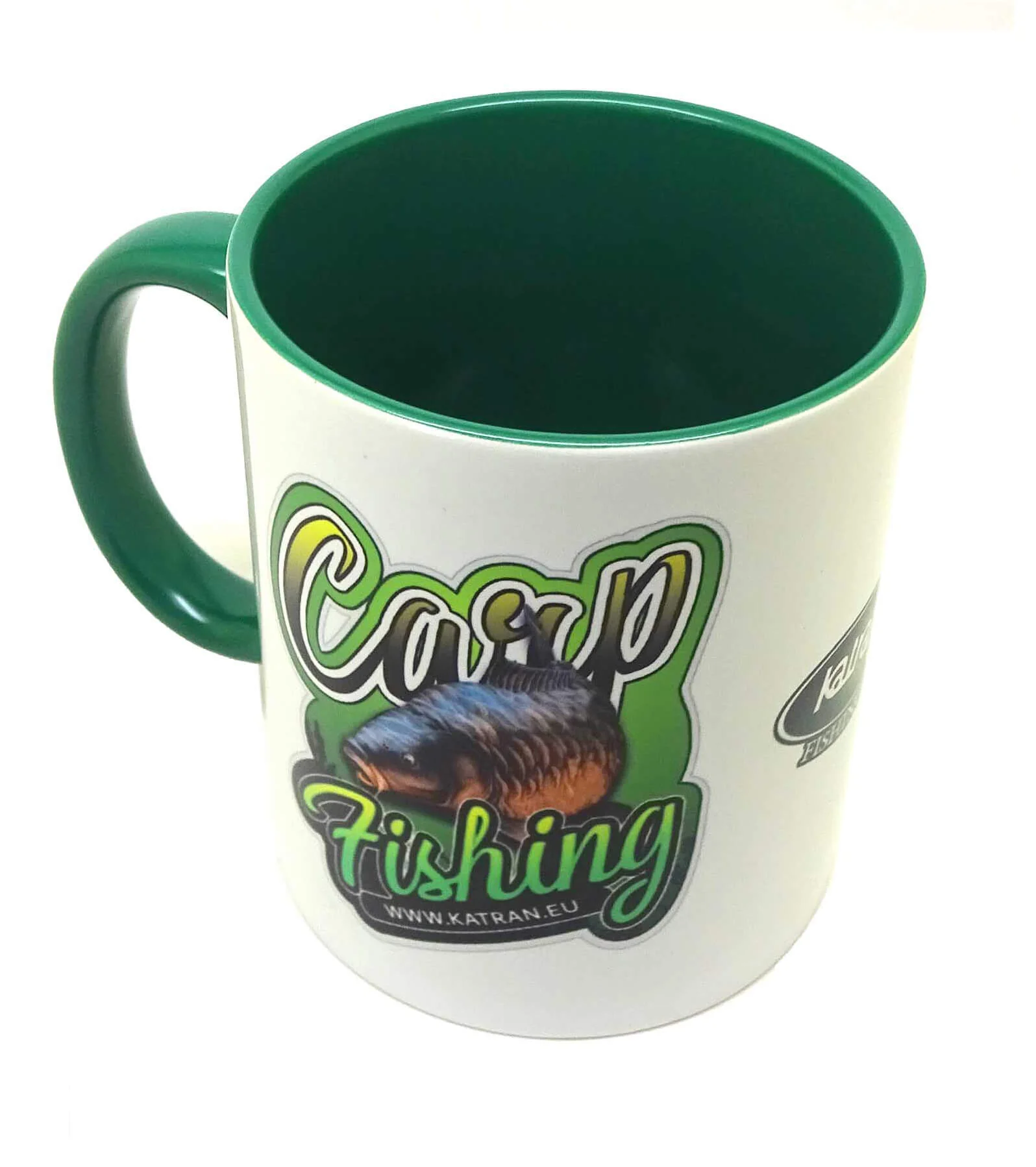 Katran Fishing Line Mug ( White With Green ) - Imagen 3