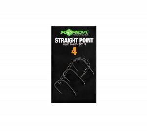 Korda Anzuelos Straight Point Barbed Talla 4 equipo de desarrollo de Korda ha perfeccionado su diseño para ofrecer un anzuelo ultra afilado.
