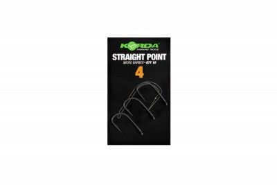 Korda Anzuelos Straight Point Barbed Talla 4 equipo de desarrollo de Korda ha perfeccionado su diseño para ofrecer un anzuelo ultra afilado.