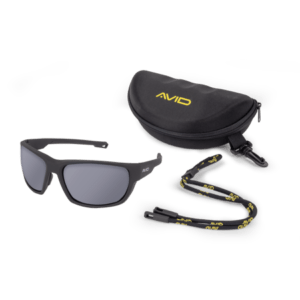 Avid Carp Gafas de sol polarizadas SeeThru OptiWrap con lentes grises