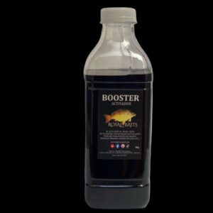 Royal Baits Booster Mulberry una atracción diferente y altamente efectiva, perfecta para condiciones difíciles y peces ya experimentados.