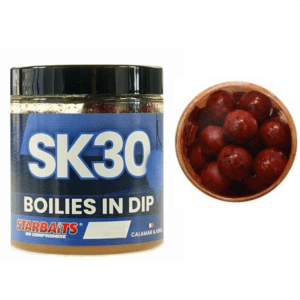 StarBaits SK-30 Boilies In Dip 20mm son una opción de alto rendimiento para pescadores que buscan cebos efectivos y con un perfil excepcional.
