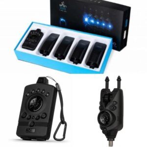 Nash Set Alarma Siren R4 4 Alarmas+Receptor representa el máximo nivel de innovación y sensibilidad en sistemas de detección para carpfishing.