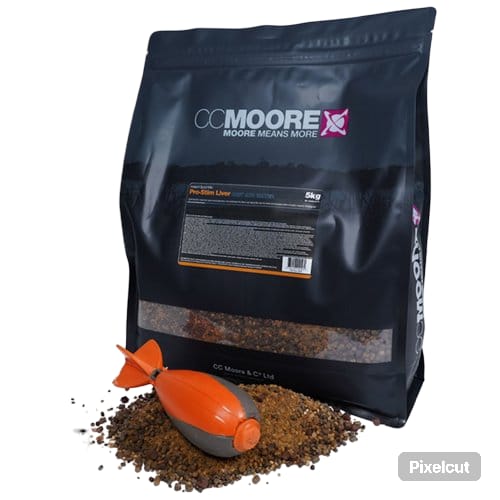 CC Moore Pro-Stim Liver Spod Mix es un cebo innovador y altamente efectivo diseñado para los pescadores que buscan atraer y mantener a las carpas.